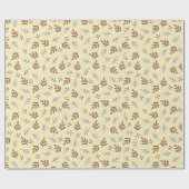 Elegant Botanical Fall  ラッピングペーパー (フラット)