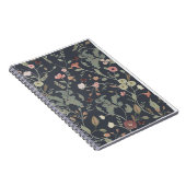 Elegant Botanical Floral Notebook  ノートブック (右側)