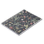 Elegant Botanical Floral Notebook  ノートブック (左側)