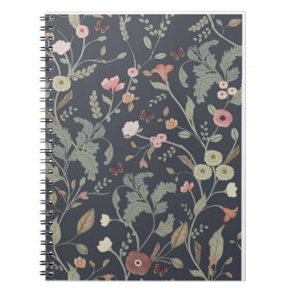 Elegant Botanical Floral Notebook  ノートブック
