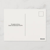 Elegant Botanical Garden Greenhouse Wedding ポストカード (裏面)