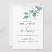 Elegant Botanical Gold Einladung 招待状 (正面)