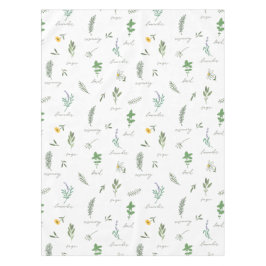 Elegant Botanical Kitchen テーブルクロス