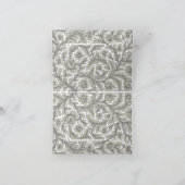 Elegant Botanical Lace サンキューカード (内部)