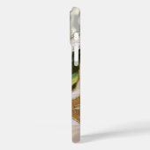 Elegant Botanical Leaves iPhone Case Beige Gold Case-Mate iPhoneケース (裏面 / 左)