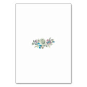 Elegant Botanical Love Wedding テーブルナンバー (裏面)