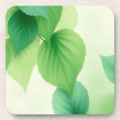 Elegant Botanical Nature inspired design コースター (正面)