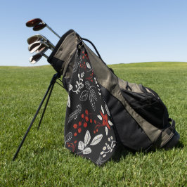 Elegant botanical pattern ゴルフタオル