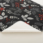 Elegant botanical pattern シェルパブランケット (3/4)