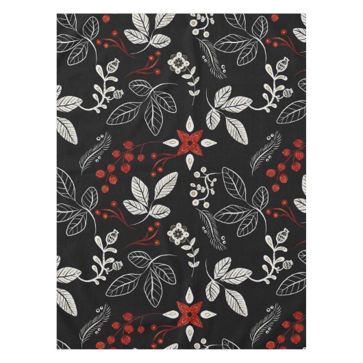 Elegant botanical pattern テーブルクロス (正面)