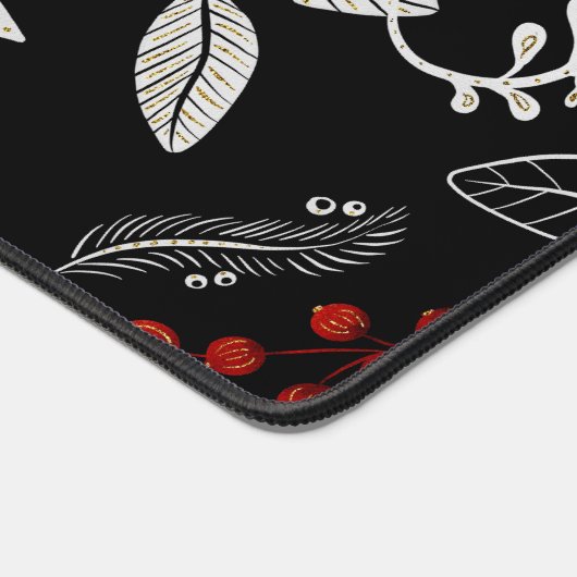 Elegant botanical pattern デスクマット (コーナー)