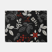 Elegant botanical pattern ドアマット (正面)