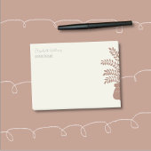 Elegant Botanical Personalized Post-It Notes ポストイット