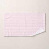 Elegant Botanical Pink Green Hydrangea バスタオルセット (ハンドタオル)