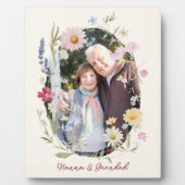 Elegant Botanical Portrait Plaque フォトプラーク (正面)