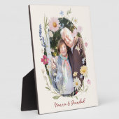 Elegant Botanical Portrait Plaque フォトプラーク (側面)