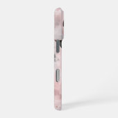 Elegant Botanical Rose-Gold Monogram iPhoneケース (右側面)