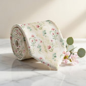 Elegant Botanical Spring Floral ネクタイ