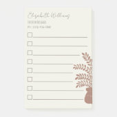 Elegant Botanical To-Do List Notes  ポストイット (正面)