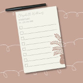 Elegant Botanical To-Do List Post-It Notes  ポストイット