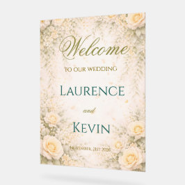 Elegant Botanical Wedding  アクリルサイン