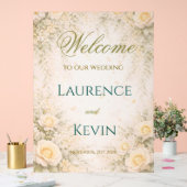 Elegant Botanical Wedding  アクリルサイン (ウェディング)