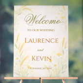 Elegant Botanical Wedding  アクリルサイン (ニュートラル)