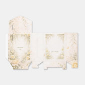 Elegant Botanical Wedding フェイバーボックス (折り畳みなし)