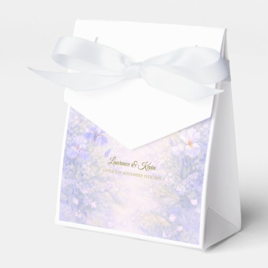Elegant Botanical Wedding フェイバーボックス (正面サイド)