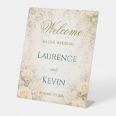 Elegant Botanical Wedding  台座サイン (正面)