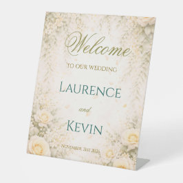 Elegant Botanical Wedding  台座サイン