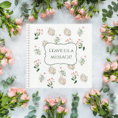 Elegant Botanical Wedding Guest Book ノートブック