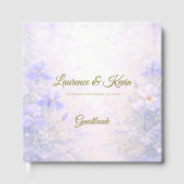 Elegant Botanical Wedding Guestbook ゲストブック (正面)