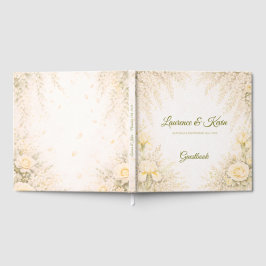 Elegant Botanical Wedding Guestbook ゲストブック