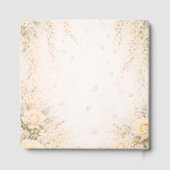 Elegant Botanical Wedding Guestbook ゲストブック (裏面)