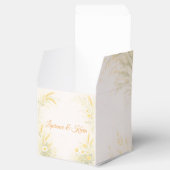 Elegant Botanical Wedding Invitation フェイバーボックス (オープン)