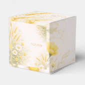 Elegant Botanical Wedding Invitation フェイバーボックス (裏面サイド)