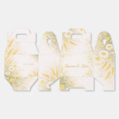 Elegant Botanical Wedding Invitation フェイバーボックス (見開き)