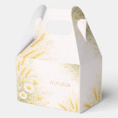 Elegant Botanical Wedding Invitation フェイバーボックス (裏面)