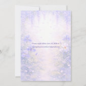 Elegant Botanical Wedding Invitation 招待状 (裏面)