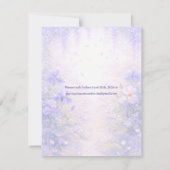 Elegant Botanical Wedding Save the date セーブザデート (裏面)