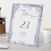 Elegant Botanical Wedding Table Number Sign 台座サイン (インサイチュ)