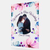 Elegant Botanical Wedding Welcome Custom Sign アクリルサイン (傾斜)