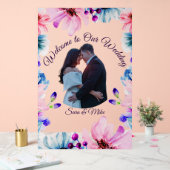 Elegant Botanical Wedding Welcome Custom Sign アクリルサイン (ウェディング)