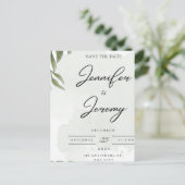 Elegant Botanical Wedding Welcome Sign | poster シーズンポストカード (スタンド正面)