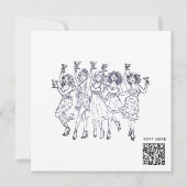 Elegant Bow Age Celebration 招待状 (裏面)