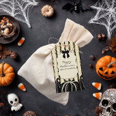 Elegant Bow Pumpkins and Stripes Chic Halloween 招待状