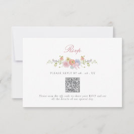 Elegant Bows and Wildflowers 出欠カード