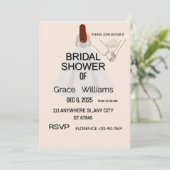 Elegant Bridal Shower Invitation | Printable & Cus (スタンド正面)