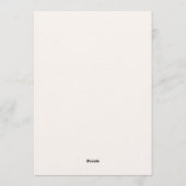 Elegant Bridal Shower Invitation | Printable & Cus 招待状 (裏面)